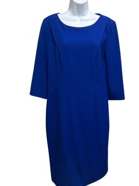 Planet Blue 3/4 Sleeve Lined Midi Dress Size 8